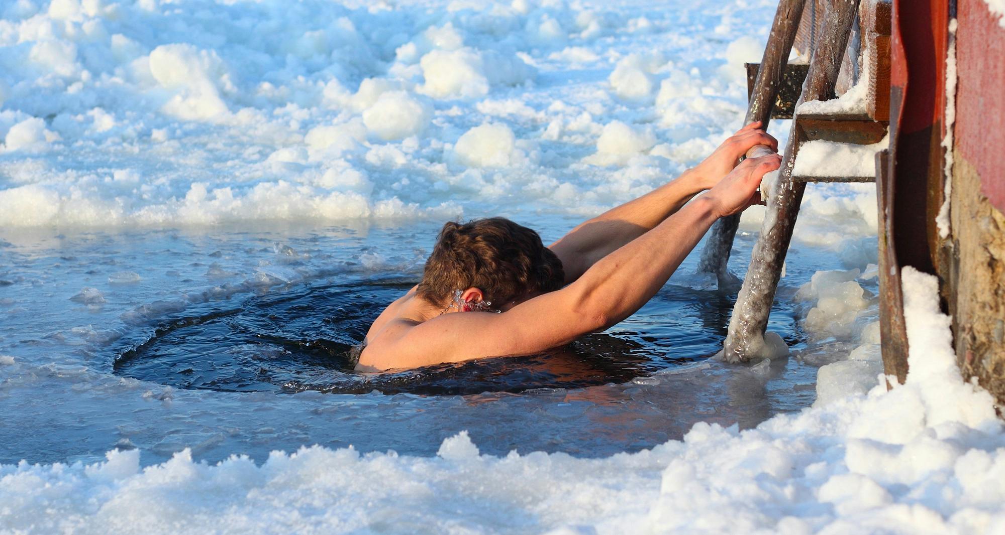 Купание в теплой воде