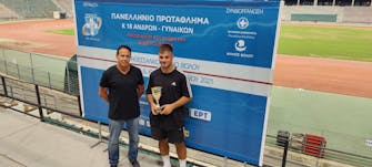 Αθλητής των αγώνων ο Μαντζουράνης, καλά αποτελέσματα στο Πανελλήνιο Κ18