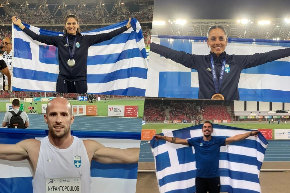 Τα 31 μετάλλια της Ελλάδας στους Μεσογειακούς Αγώνες του Οράν