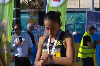 Νικήτρια σε ακόμα έναν αγώνα η εξαιρετική Μαρινάκου – Eπικράτησε και στα 5 χλμ. του Μαραθωνίου Θεσσαλονίκης!