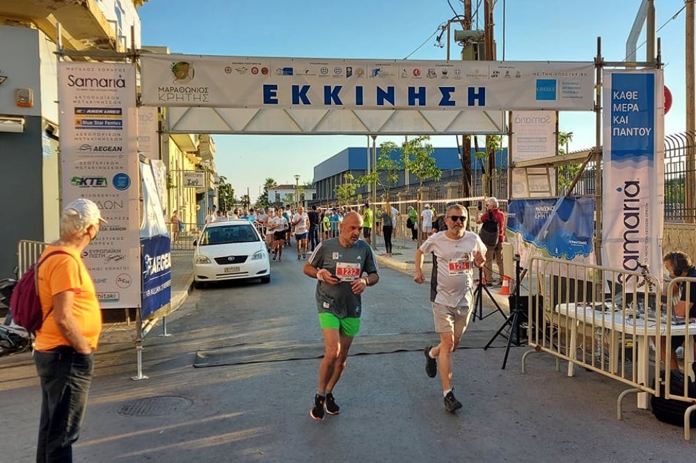 Μαραθώνιος Κρήτης: Νικητής ο Κωστάκης στα 10 χιλιόμετρα ανδρών
