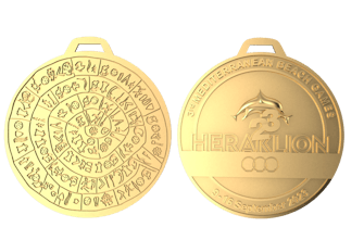 3οι Μεσογειακοί Παράκτιοι Αγώνες «Ηράκλειο 2023»: Με τον δίσκο της Φαιστού τα μετάλλια