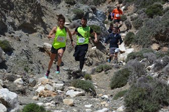 6ο Amorgos trail Challenge: Πρωταγωνιστές Διαλεκτός, Σταμούλη, Benoit και Μεϊντάνη