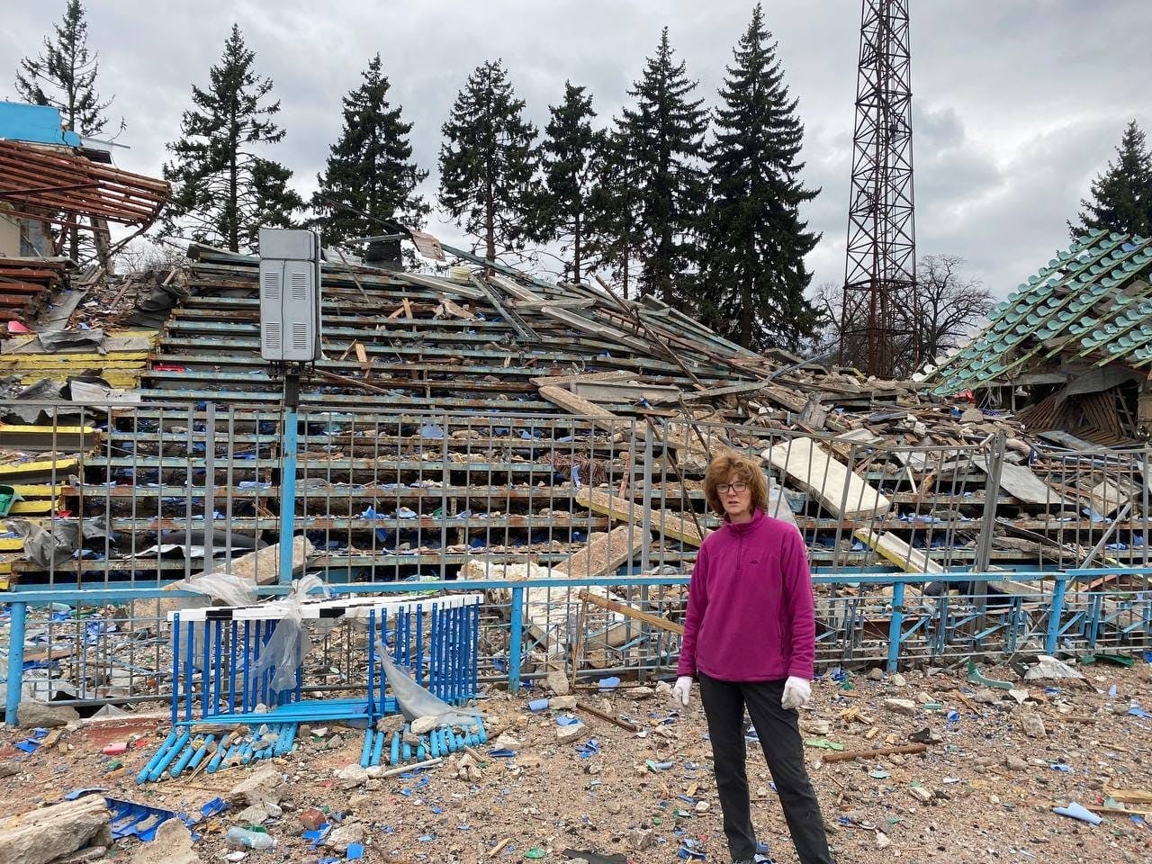 Ουκρανία: Στάδιο καταστράφηκε ολοσχερώς από τους βομβαρδισμούς (Pics)