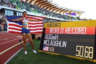 Το φοβερό παγκόσμιο ρεκόρ στα 400μ. εμπ. γυναικών μέσα από τα μάτια της Sydney McLaughlin-Levrone (vid)