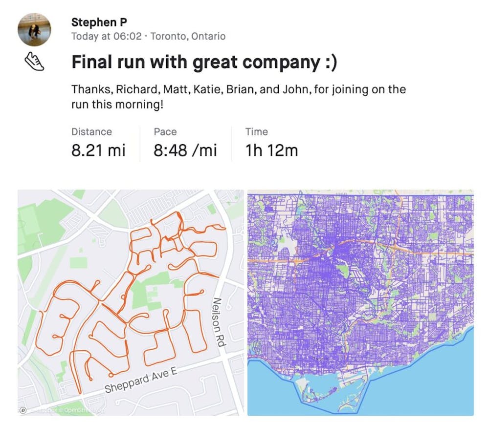 Ένας άνδρας από το Τορόντο έτρεξε και στους 11.000 δρόμους της πόλης! runbeat.gr 