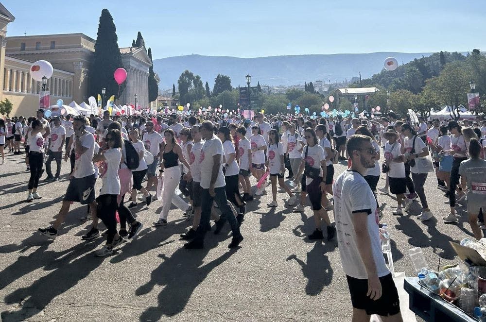 Περισσότεροι από 8.000 συμμετείχαν στο Greece Race for the cure στην Αθήνα