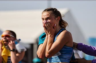 Ξέσπασε σε κλάματα η Ουκρανή Sholomitska τερματίζοντας 4η στο Παγκόσμιο πρωτάθλημα βάδην