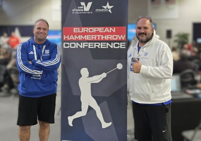 Στο σεμινάριο σφυροβολίας της Ευρωπαϊκής Ομοσπονδίας ο Αλέξανδρος Παπαδημητρίου και ο Γιάννης Μπαρλής