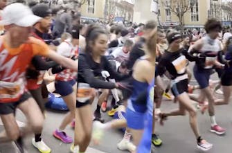 Γαλλία: Χαμός σε εκκίνηση αγώνα 10 χιλιομέτρων με πτώσεις αθλητών! (Vid)