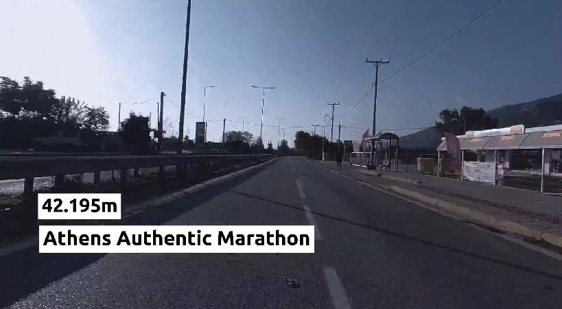 Εξαιρετικό βίντεο από ολόκληρη τη διαδρομή του Μαραθωνίου Αθήνας (Vid)