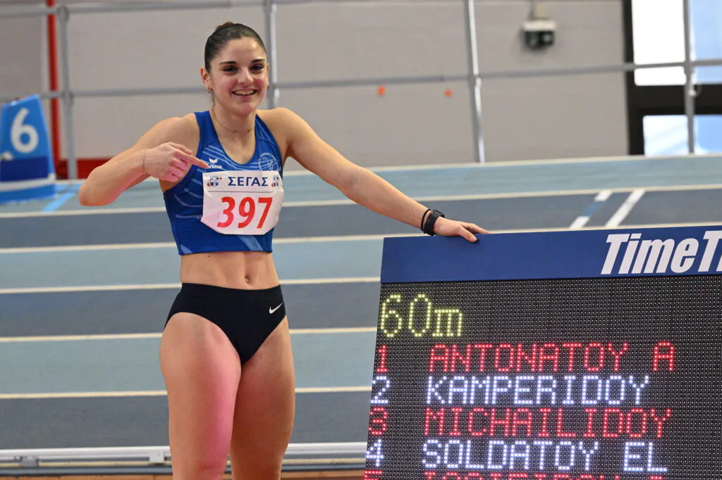 Ισοφάρισε ρεκόρ της Θάνου στα 60μ. γυναικών η Αποστολία Αντωνάτου