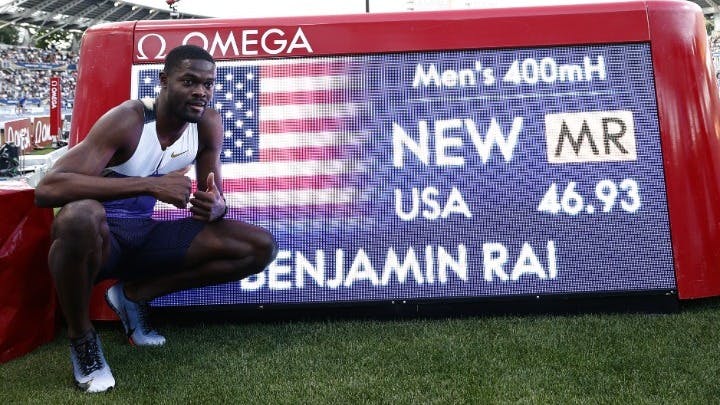 Diamond League Παρίσι: Ο Ολυμπιονίκης Ράι Μπέντζαμιν συνέχισε δυναμικά τη σεζόν με ρεκόρ μίτινγκ Diamond League Παρίσι: Ο Ολυμπιονίκης Ράι Μπέντζαμιν συνέχισε δυναμικά τη σεζόν με ρεκόρ μίτινγκ