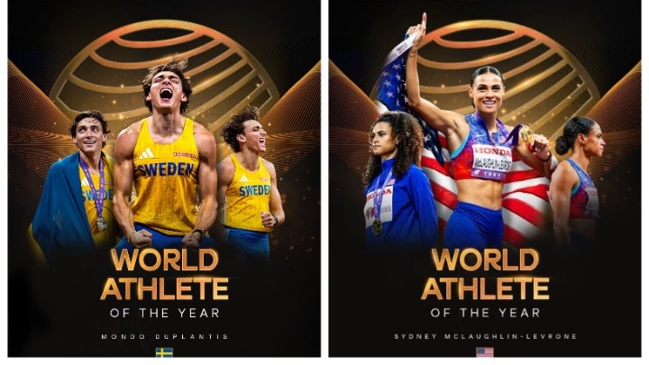 Κορυφαίοι αθλητές της χρονιάς Ντουπλάντις και ΜακΛάφλιν-Λεβρόν
