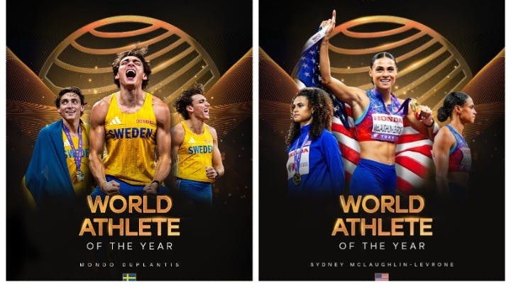 Κορυφαίοι αθλητές της χρονιάς Ντουπλάντις και ΜακΛάφλιν-Λεβρόν