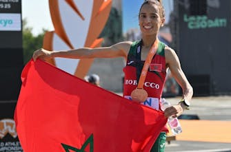 Η φοβερή αλλαγή της Μαροκινής για το χάλκινο μετάλλιο στο Μαραθώνιο (Vid)