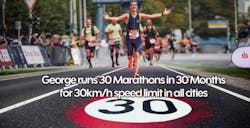 Γιώργος Γιαννής: Τρέχει 30 Μαραθώνιους σε 30 μήνες για την υιοθέτηση του ορίου ταχύτητας 30km/h στις πόλεις