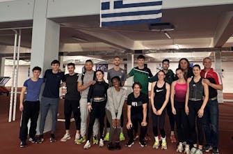 Γκρουπ Αυστριακών έκανε προετοιμασία στο Ολυμπιακό στάδιο της Αθήνας