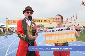 Η Shelby Houlihan σημείωσε νέο παγκόσμιο ρεκόρ στο beer-mile (Vid)