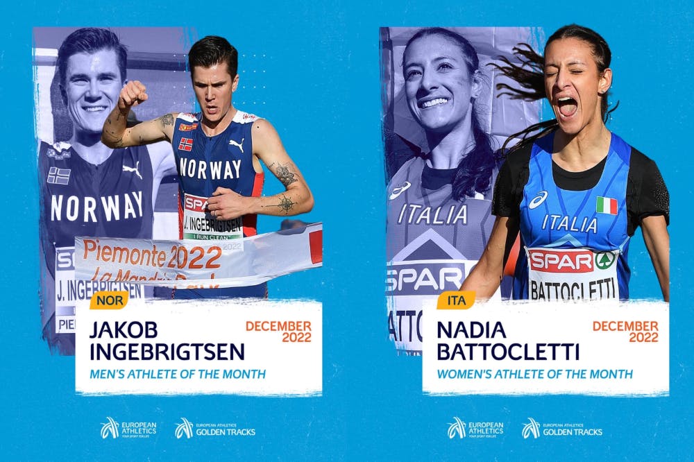 Ingebrigtsen και Battocletti αναδείχτηκαν κορυφαίοι αθλητές για το μήνα Δεκέμβριο