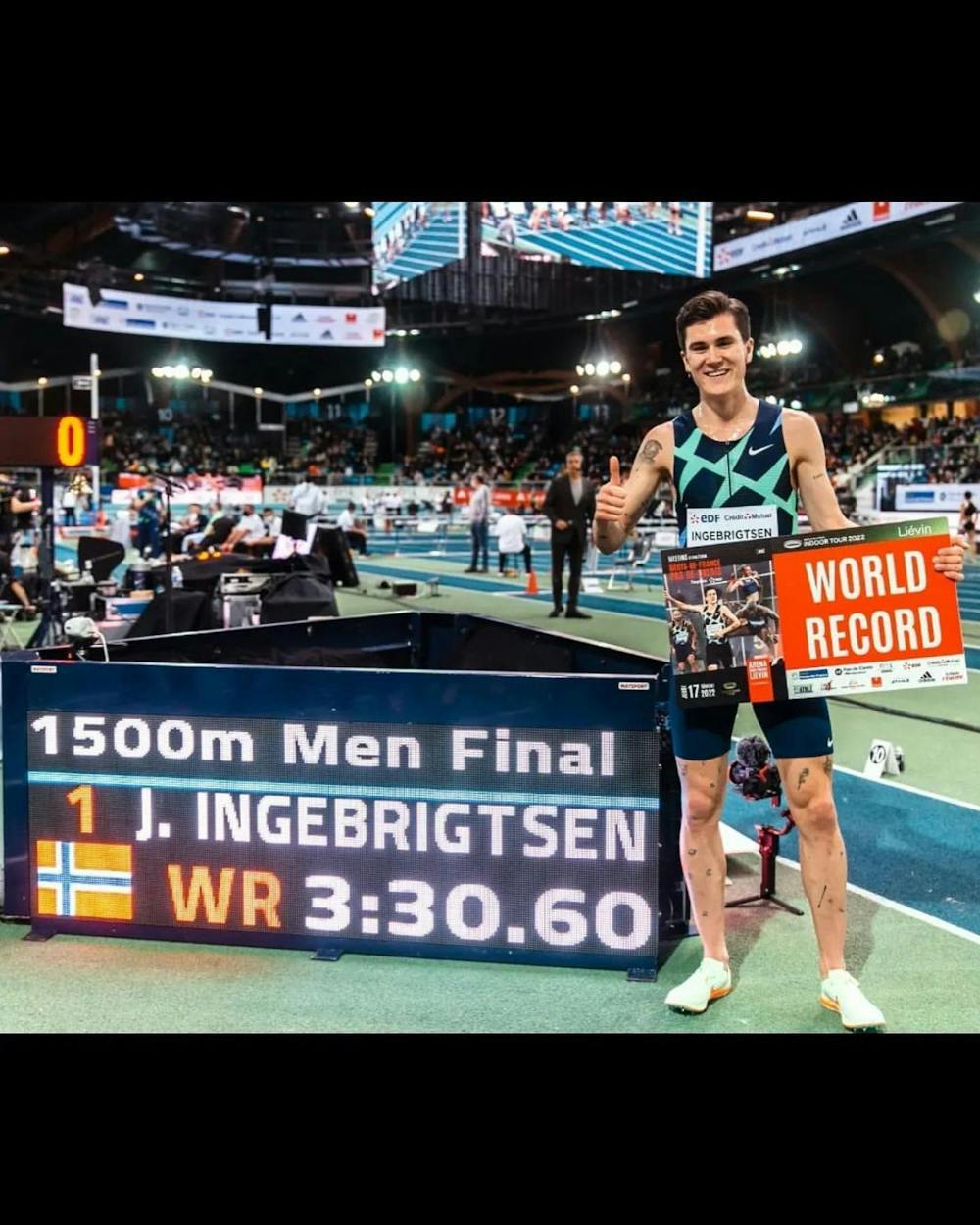 Παγκόσμιο ρεκόρ στα 1500μ. κλειστού στίβου από τον Ingebrigtsen! runbeat.gr 