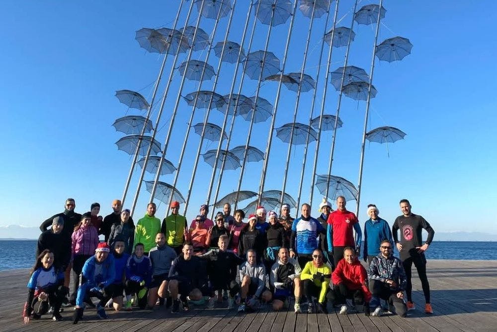 Εορταστική διαδρομή 10 χιλιομέτρων από την Running Team του Ηρακλή