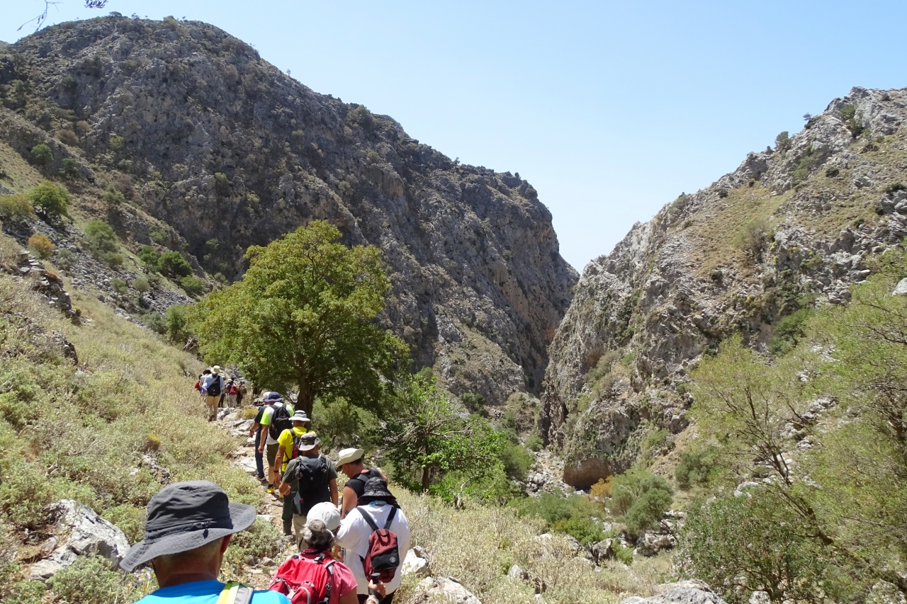 Πεζοπορία στο Φαράγγι Καλλικράτη, στη Νοτιοανατολική Περιοχή των Λευκών Ορέων (Pics) 