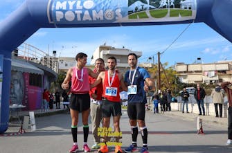 Mylopotamos Run 2023: Πρωταγωνιστές Δαμανάκης και Τακμάκη