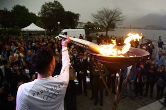 Η Ολυμπιακή Φλόγα φώτισε την Παμβώτιδα στα Ιωάννινα