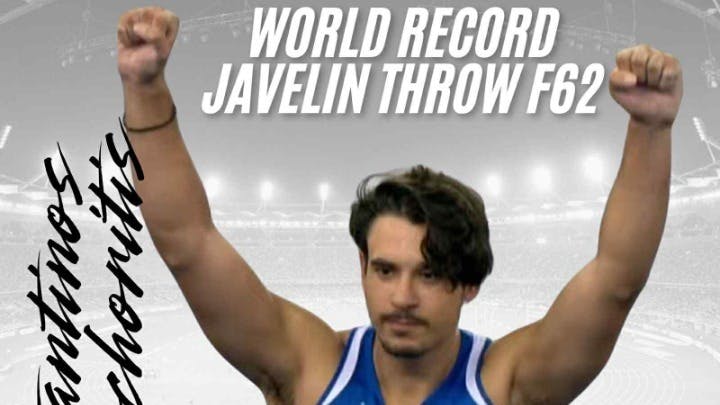Απίστευτος Τουρκοχωρίτης στο Παγκόσμιο Πρωτάθλημα Παρά-Στίβου: Κορυφαία επίδοση όλων των εποχών στην κατηγορία F62 του ακοντισμού!