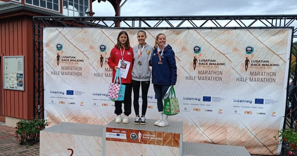 Τρίτη στον ημιμαραθώνιο βάδην του Τσιτάου η Χριστίνα Παπαδοπούλου