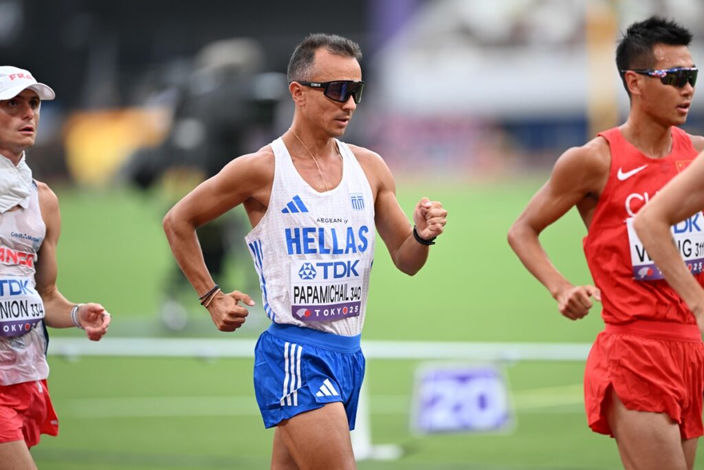 Τόκιο 2025: Στην 29η στα 35χλμ. βάδην ο Παπαμιχαήλ