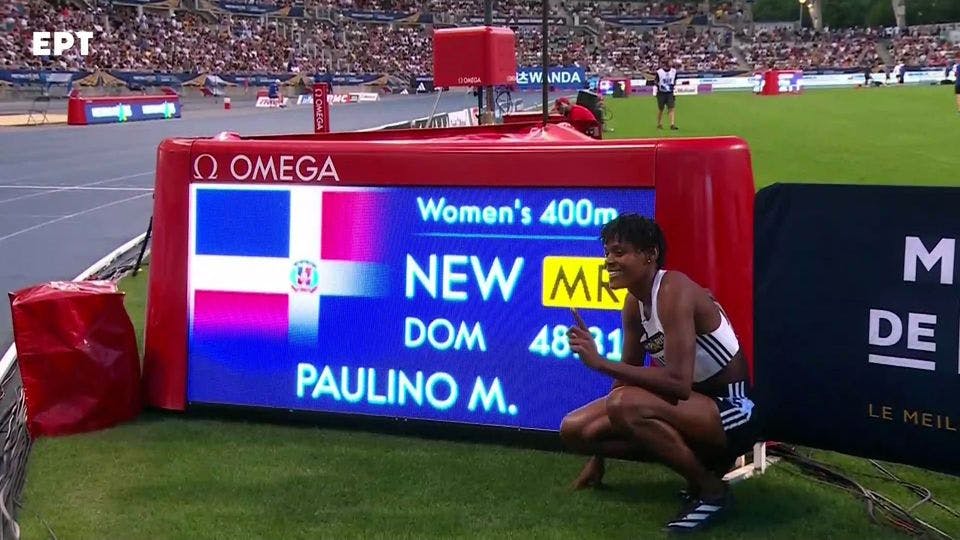 Diamond League Παρίσι: Φοβερή κούρσα της Παουλίνο στα 400μ. και ρεκόρ μίτινγκ! (Vid) Diamond League Παρίσι: Φοβερή κούρσα της Παουλίνο στα 400μ. και ρεκόρ μίτινγκ! (Vid)