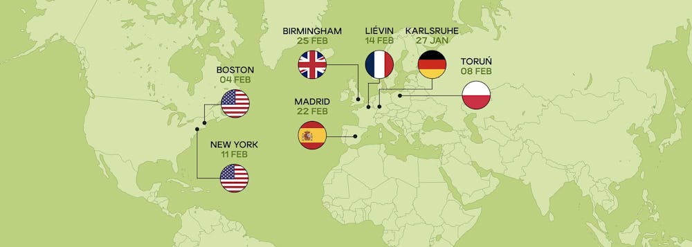 To καλεντάρι του World Indoor Tour για το 2023 runbeat.gr