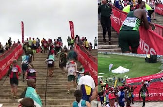 Comrades Marathon: «Έπαθλο» για όσους τερματίζουν στον δύσκολο αγώνα 90 χιλιομέτρων ΑΥΤΕΣ οι σκάλες… (Vid)  