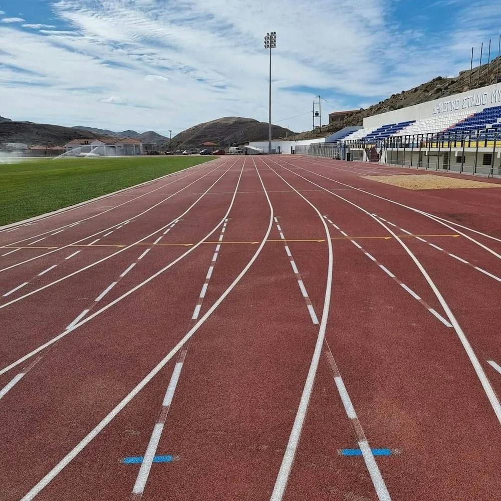 33οι Αιγαιοπελαγίτικοι Αγώνες: Έτοιμο να υποδεχθεί τη διοργάνωση το Δημοτικό Στάδιο Μύρινας (Pic) runbeat.gr
