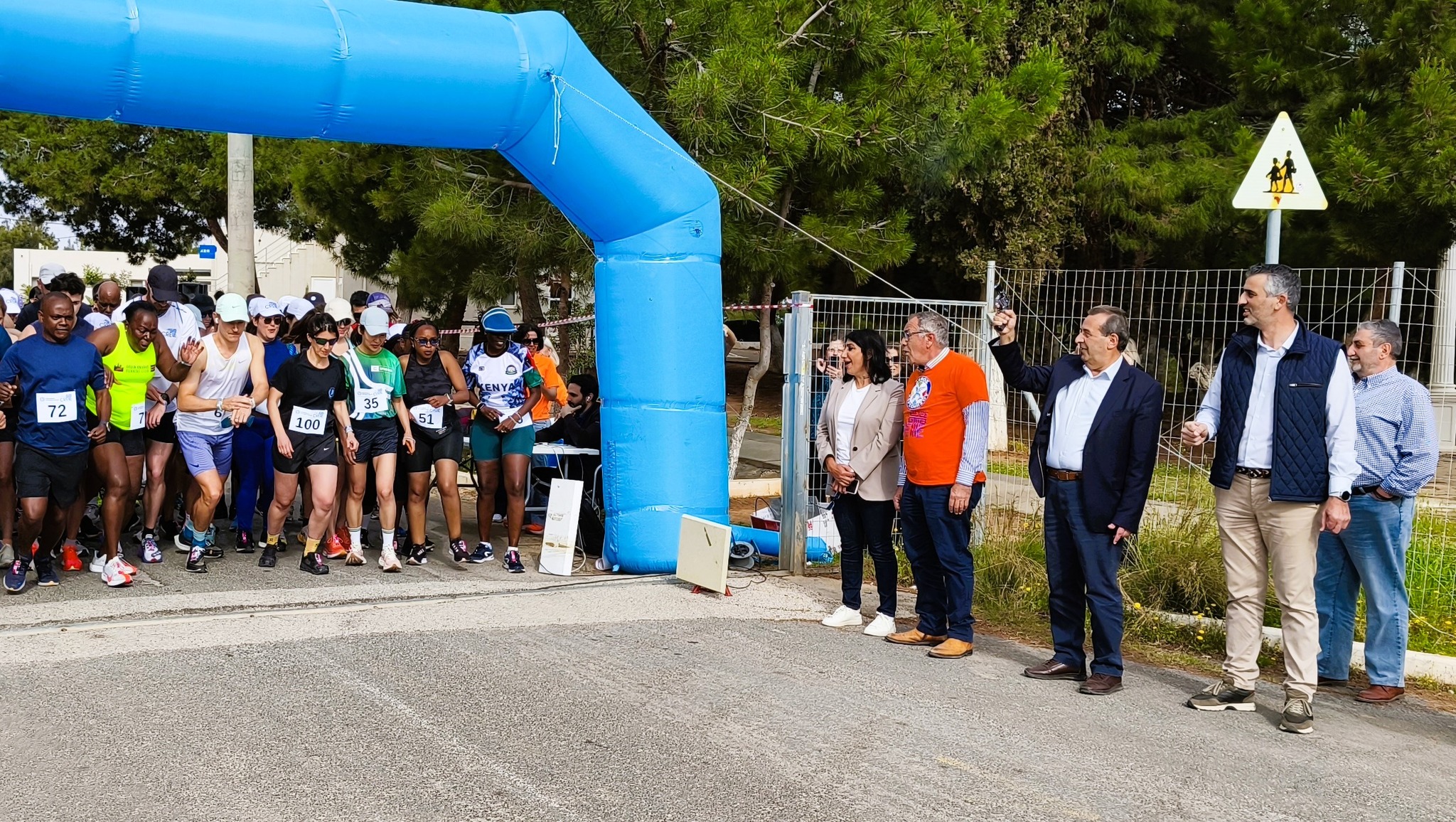 Πραγματοποιήθηκε στην Κρήτη ο ημιμαραθώνιος αγώνας Cross Country Run των Ηνωμένων Εθνών